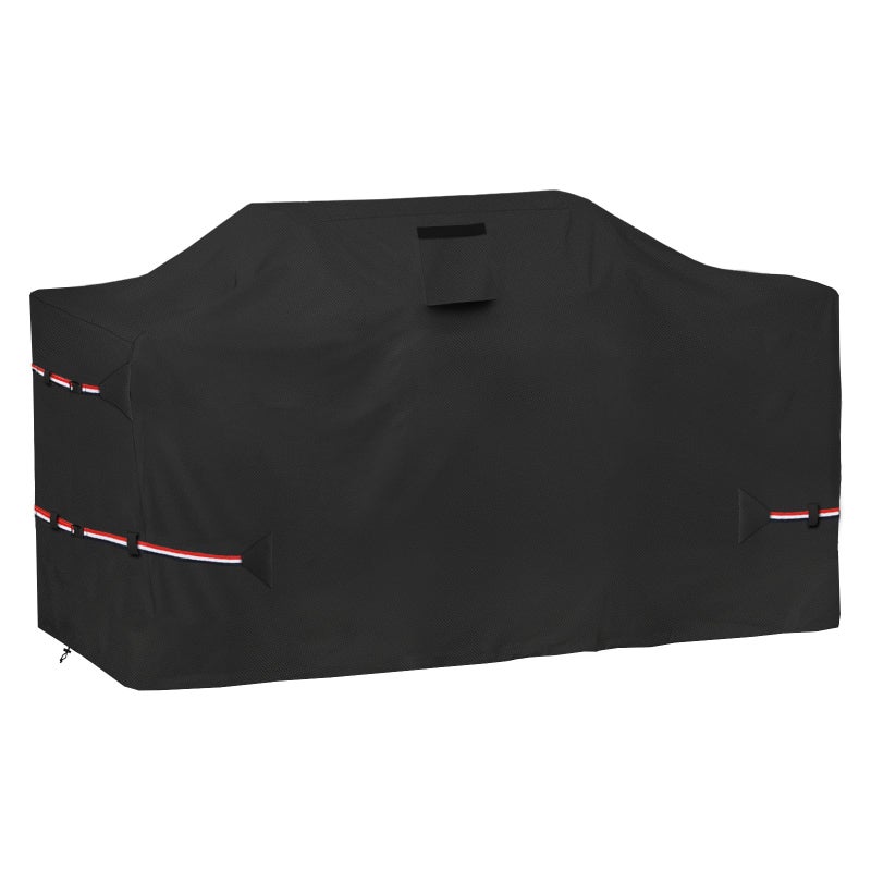 Osileyo 86 Inch Island Grill Cover 600D Heavy Duty Waterproof All Weather Protection Outdoor CoverBlack - Image 2