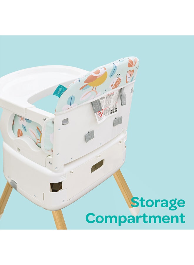 Moon 4-In-1 HiteRite Convertible Baby Booster Dining Highchair  - Green - Image 5