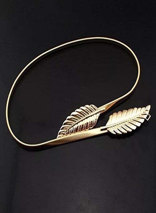 يو بيلا حزام خصر ذهبي قابل للتعديل من YouBella Jewellery مستوحى من المشاهير، مصنوع من المعدن، للنساء/الفتيات (النمط 1) - Image 2