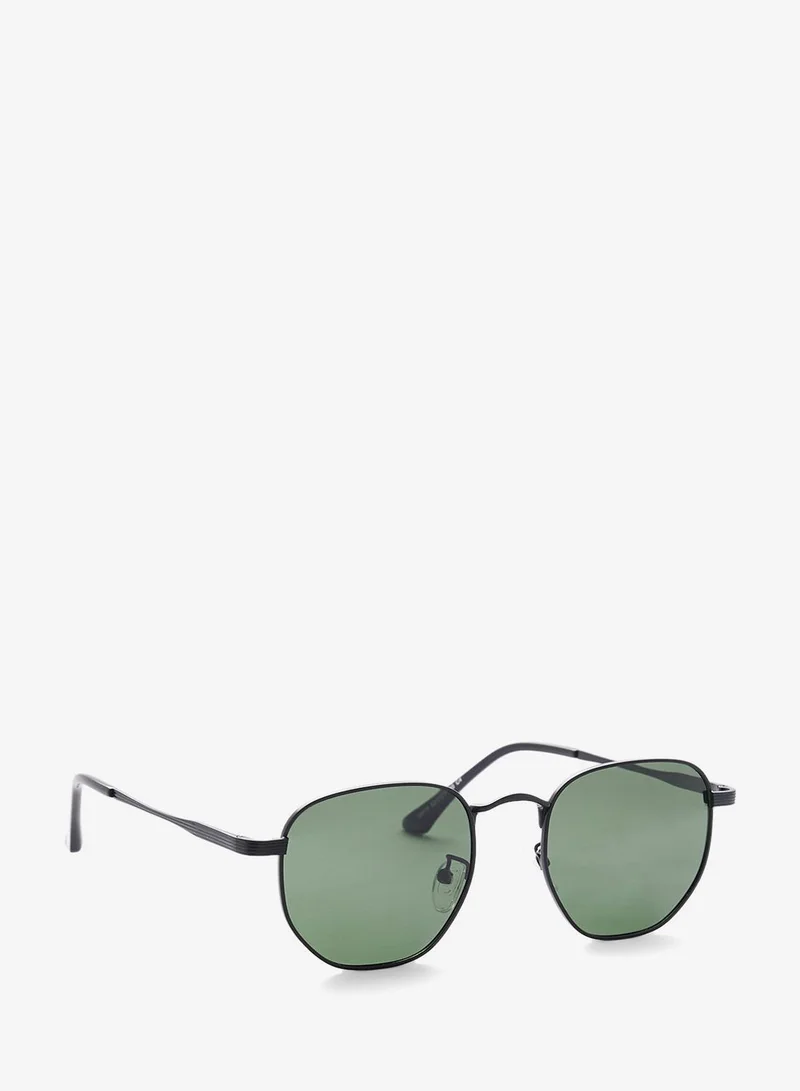 Seventy Five Polarized Lens Square Aviatoe Sunglasses