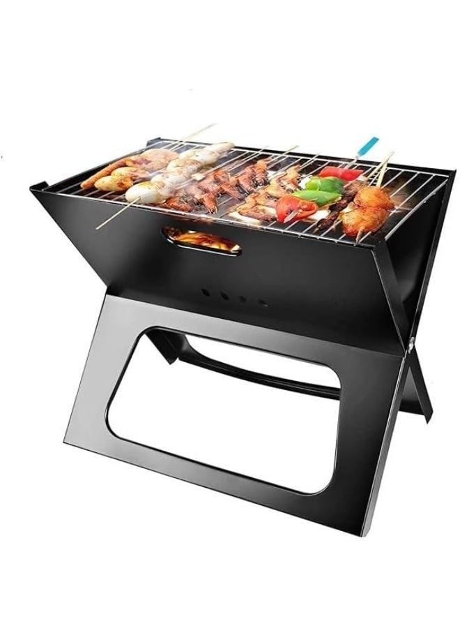 Soofam Portable BBQ Instant Foldable Design Easy Setup Barbecue Charcoal Grills Durable Reliable Space Saving Folding Stove Outdoor Use - Image 1