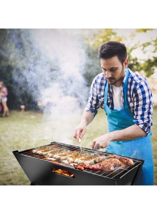 Soofam Portable BBQ Instant Foldable Design Easy Setup Barbecue Charcoal Grills Durable Reliable Space Saving Folding Stove Outdoor Use - Image 5