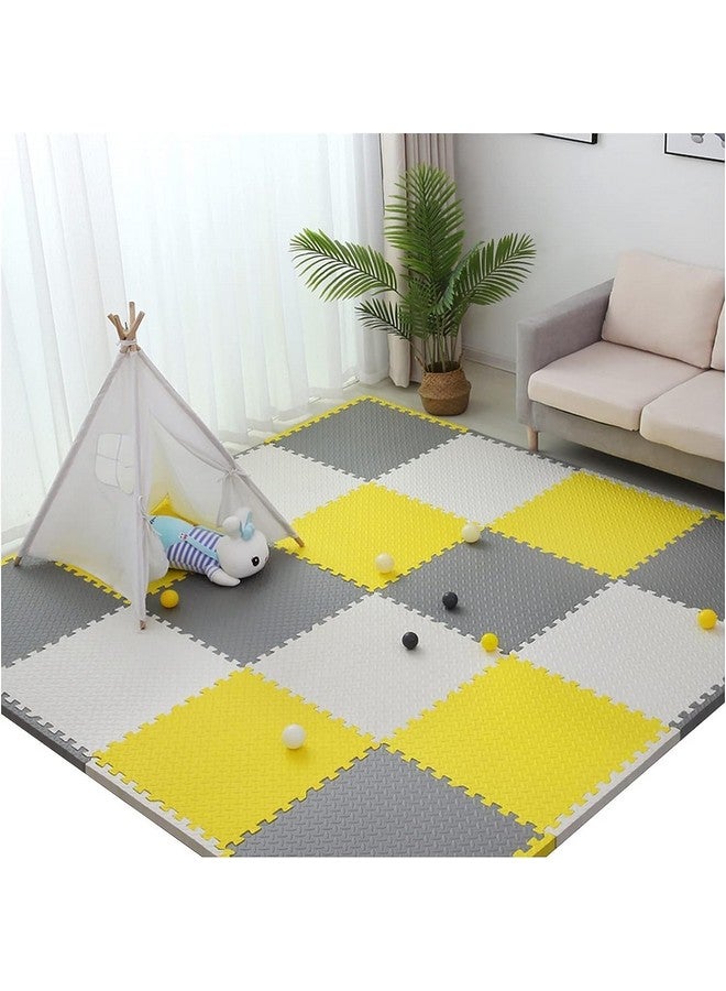 SIGNATRON Kids Puzzle Exercise Mat with EVA Foam Interlocking Tiles Play mats and Protective Flooring for Office, Home, School and Gym (12 Tiles - 48 SqFt) - Image 1