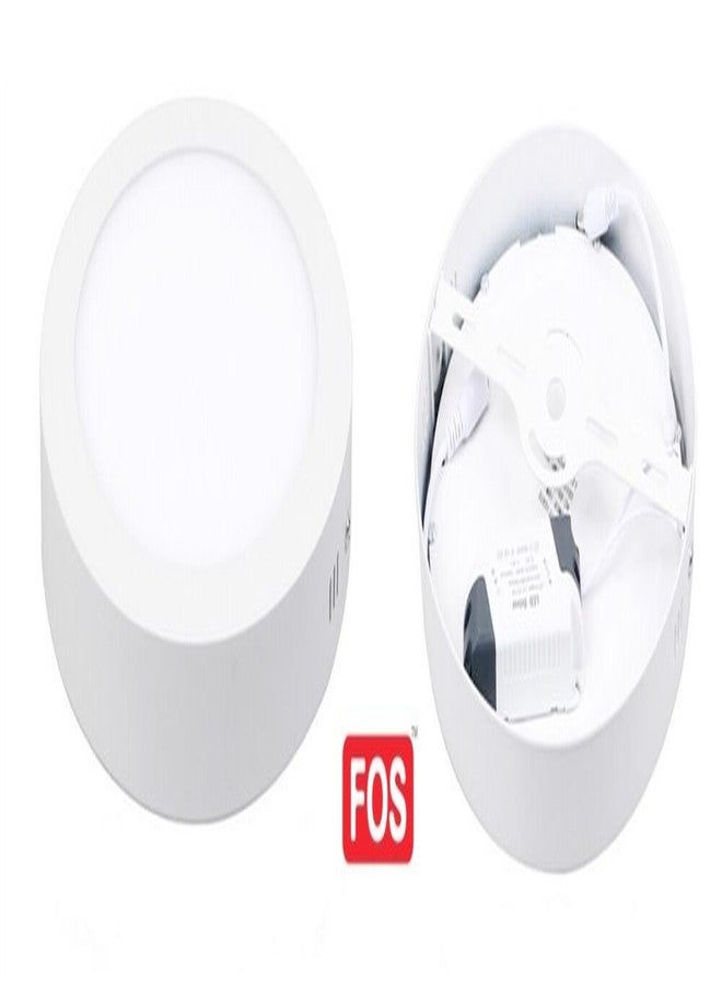 Fos Future Energy FOS 2400 LUMENS 24W Surface Mount LED Panel Ceiling Light (Pack of 2) - Round, Neutral White (4000k) - Image 4