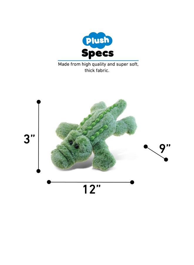Puzzled Super Soft Small Alligator Plush 11.5" - Image 4