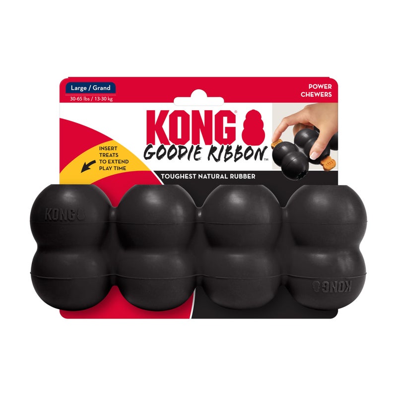 KONG Extreme Goodie Ribbon - Stuffable Dog Toy for Play - Chew Toy Satisfies Natural Chewing Instincts - for Large Dogs - Image 1