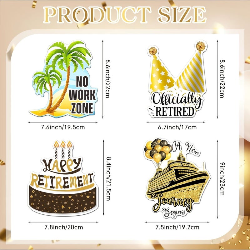 4 Pcs Set Mixed Colors Retirement Cruise Door Decorative Magnetic Magnets Fun Waterproof Nautical Magnets Suitable For Carnival Cabins Gyms Refrigerators And Cars - Image 3