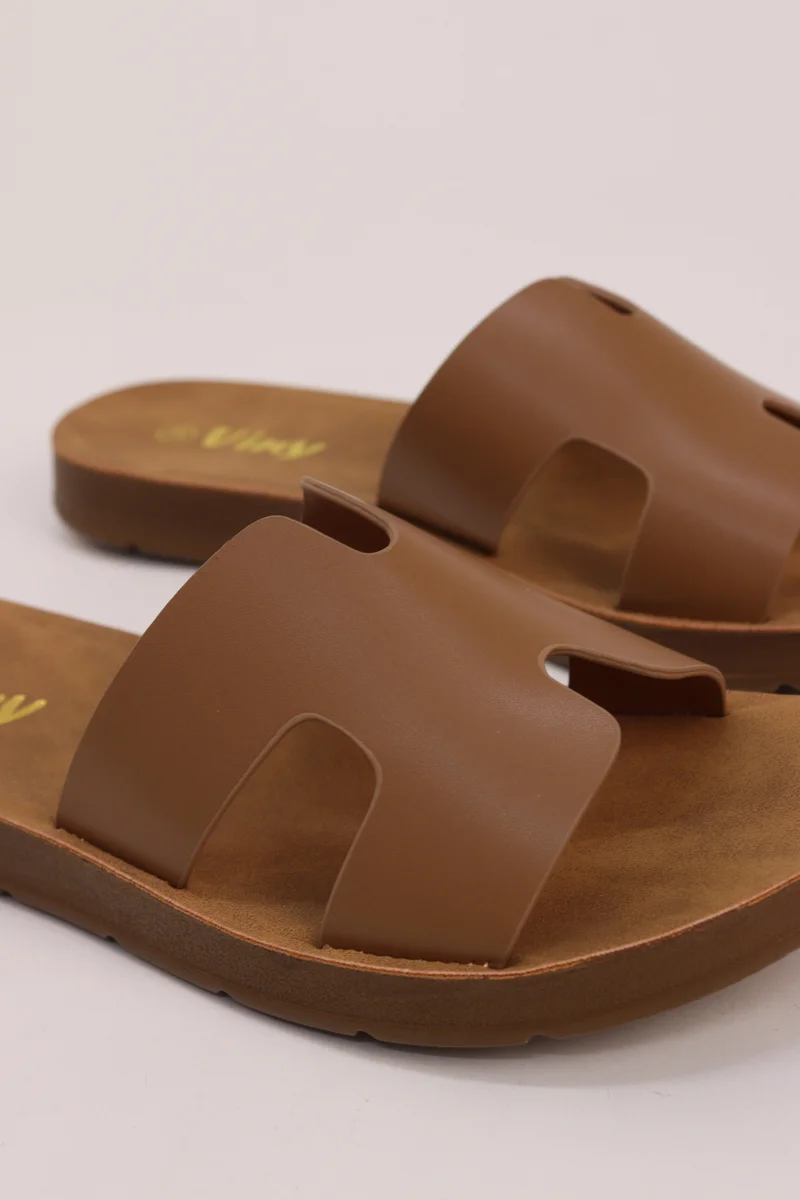 Viny VINY Women's Everyday Comfort Flat Sandals | Soft Lightweight Casual Walking Sandals for Daily Wear, Beach, Poolside, Casual Outings, Outdoor Activities, Travel & All-Day Comfort | Available in 8 Colors