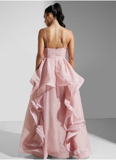 True Decadence Cami Strap Ruffle Maxi Dress  - Image 2