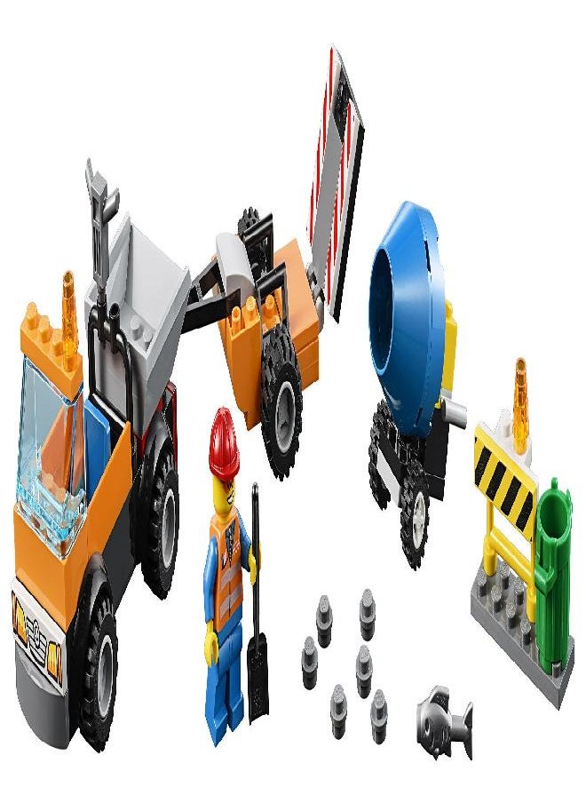 LEGO - LEGO Juniors/4+ Road Repair Truck 10750 Building Kit (73 Piece) - Image 1