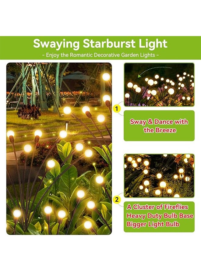 Best Deals 2 Piece Of LED Solar Firefly Decorative Lights, Adjustable Lighting Effects, Can Be Used To Decorate Queues, Gatherings, - Image 3