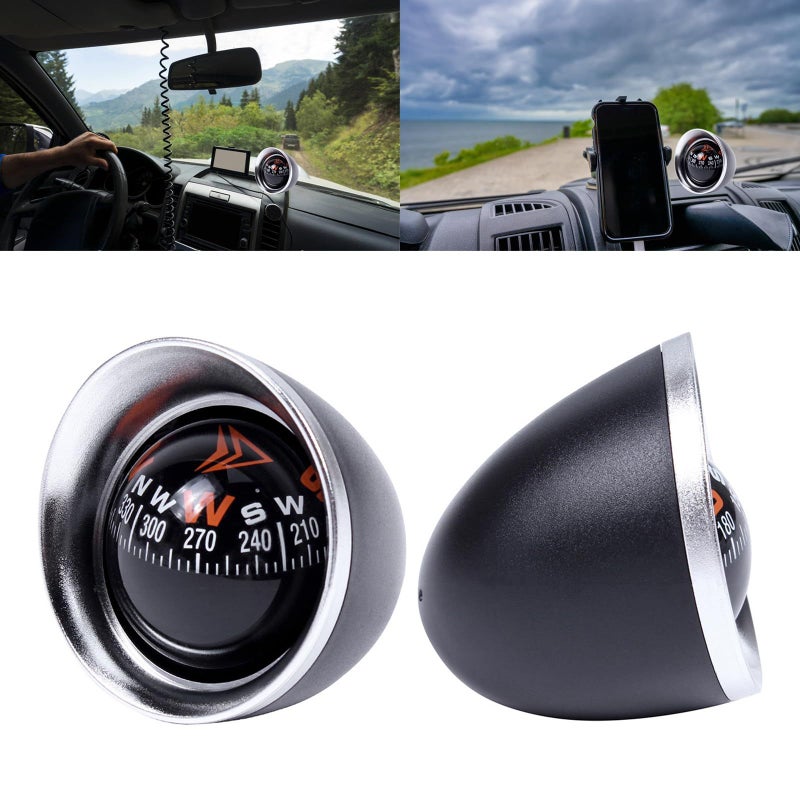 Dashes Motorized Surface Mount Compass Car Dashboard Ball Interior Automotive - Image 3