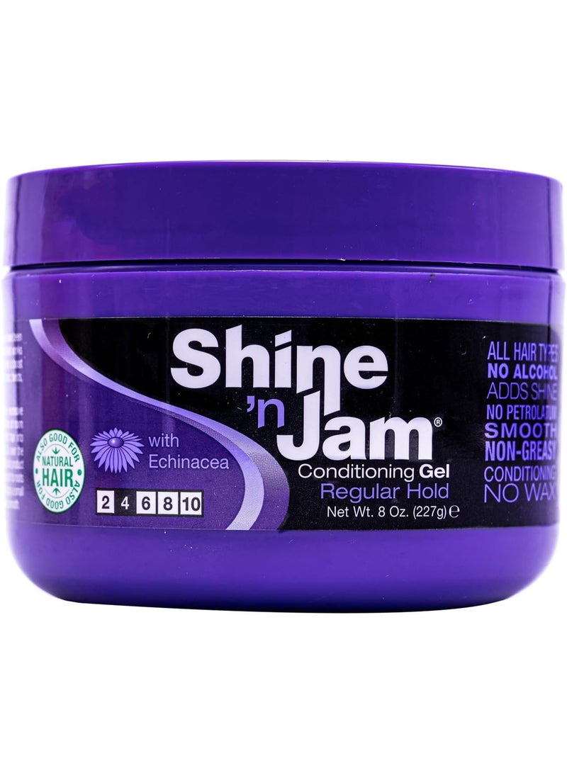 Shine 'n Jam Conditioning Gel | Regular Hold 227g - Image 1