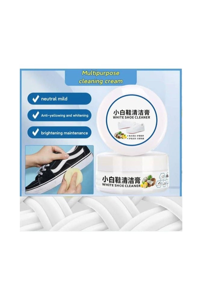timo White Shoe Cleaner, Shoe Cleaner, Recolor and Polish Smooth Leather Shoes and Boots, White Sneaker Cleaner, White Rubber Sole Shoe Cleaner - Image 3