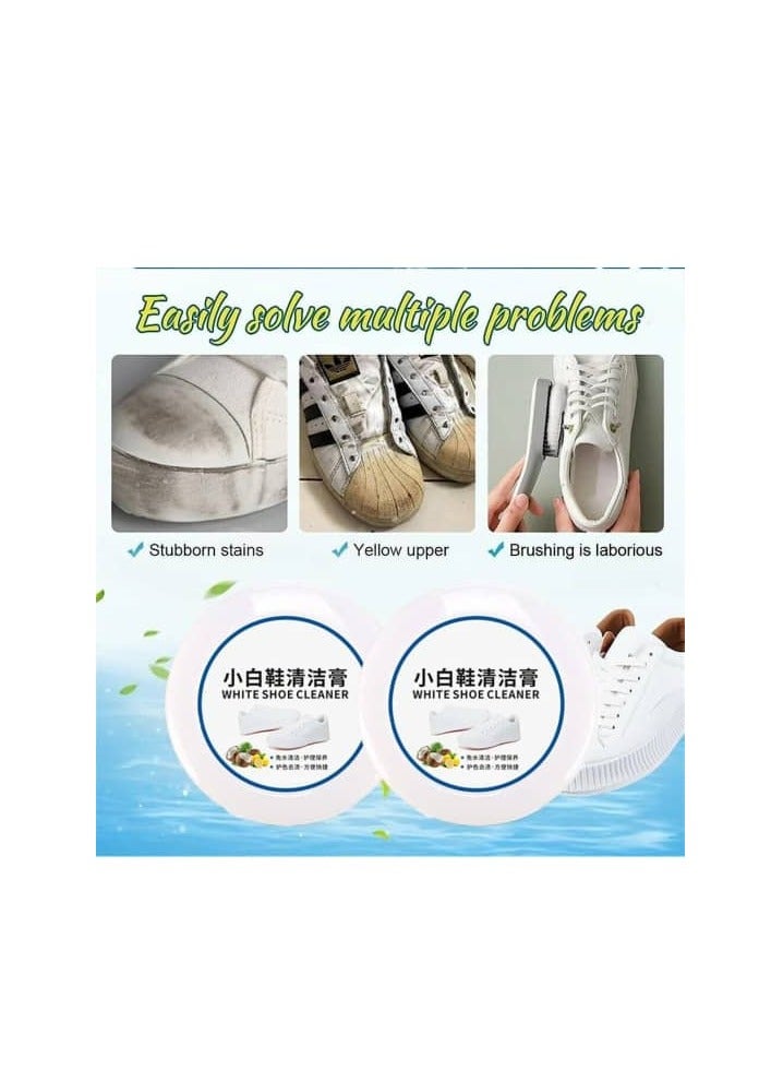 timo White Shoe Cleaner, Shoe Cleaner, Recolor and Polish Smooth Leather Shoes and Boots, White Sneaker Cleaner, White Rubber Sole Shoe Cleaner - Image 4