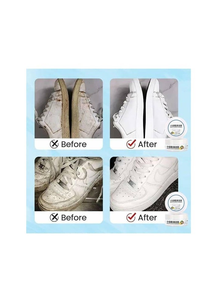 timo White Shoe Cleaner, Shoe Cleaner, Recolor and Polish Smooth Leather Shoes and Boots, White Sneaker Cleaner, White Rubber Sole Shoe Cleaner - Image 5
