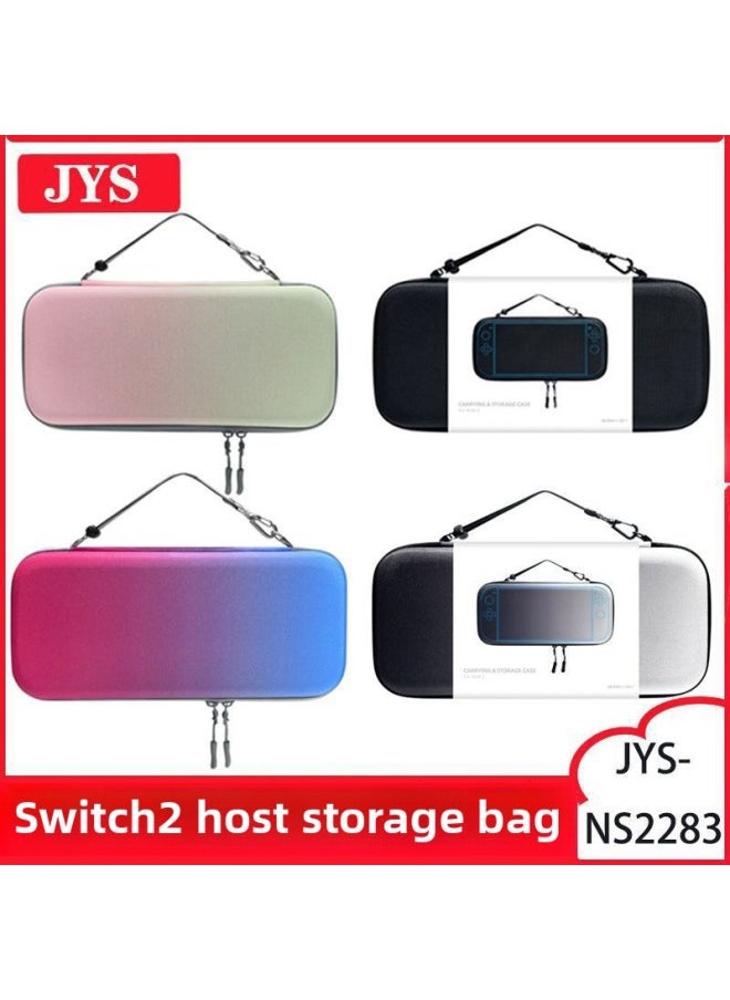 Generic JYS Suitable For Switch2 Host Storage Bag EVA Handbag Drop-resistant Waterproof Portable Storage-Product Color:Red And Blue  - Image 2