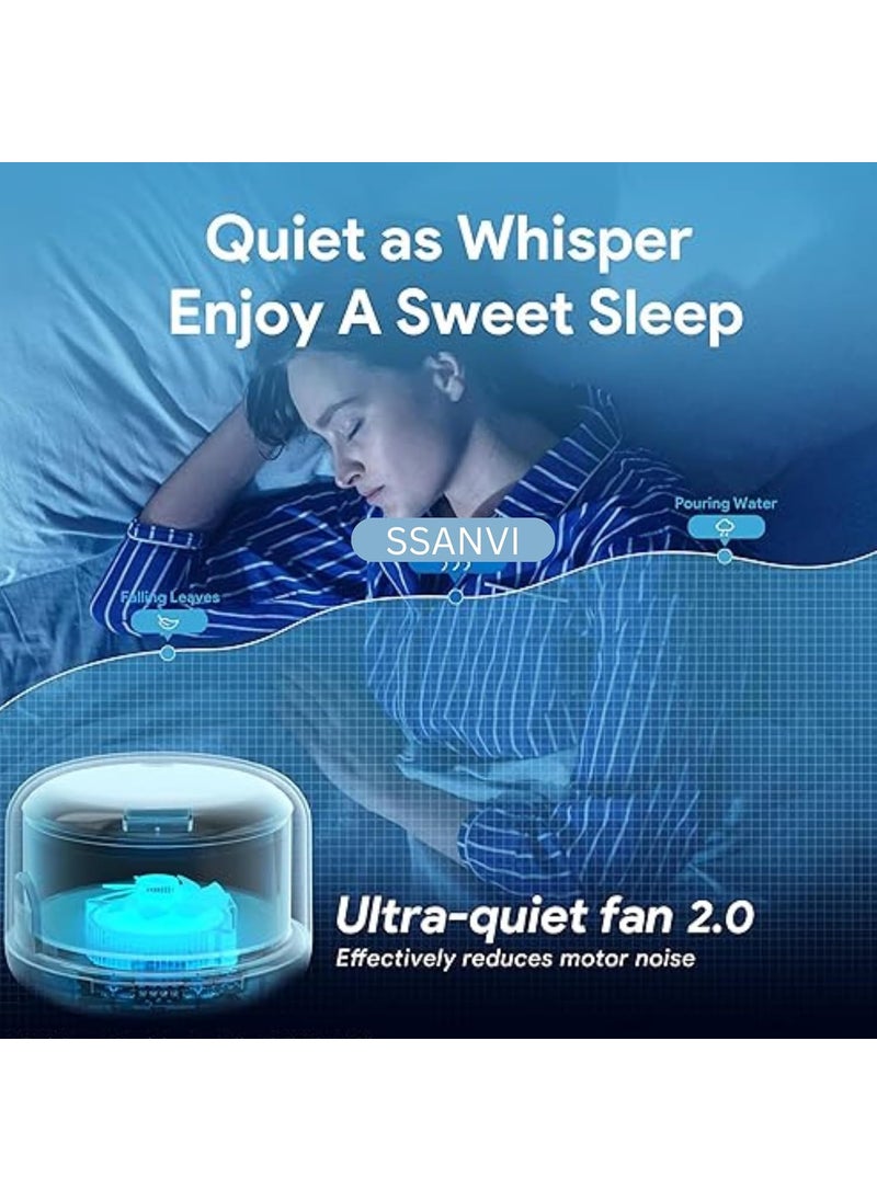 Ssanvi Ssanvi 500ml Premium Essential Oil Diffuser 5 in 1 Ultrasonic Aromatherapy Fragrant Oil Humidifier Vaporizer TimerAutoOff Safety SwitchBlack  - Image 5