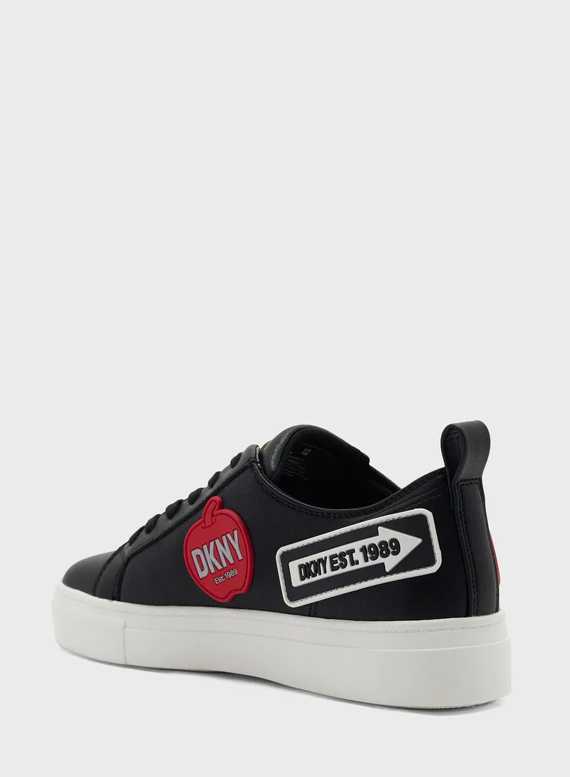 DKNY Coreen City Signs Lace Up Sneakers
