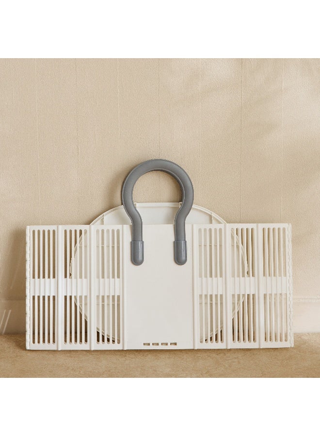 Home Box سلة غسيل قابلة للطي مع مقبض - أبيض - Image 3