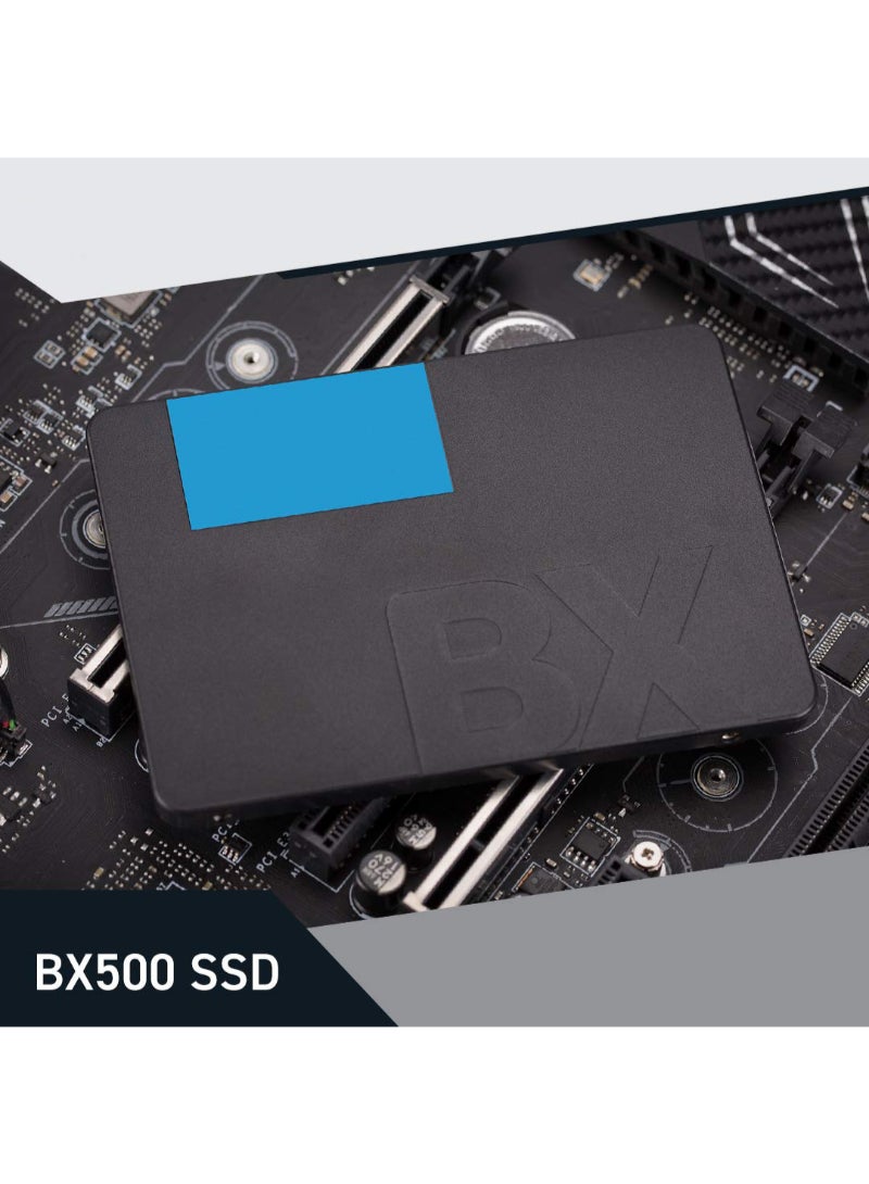 Bx500 2 تيرابايت 3D NAND SATA 2.5 بوصة SSD داخلي بسرعة تصل إلى 540 ميجابت في الثانية أسود - Image 4