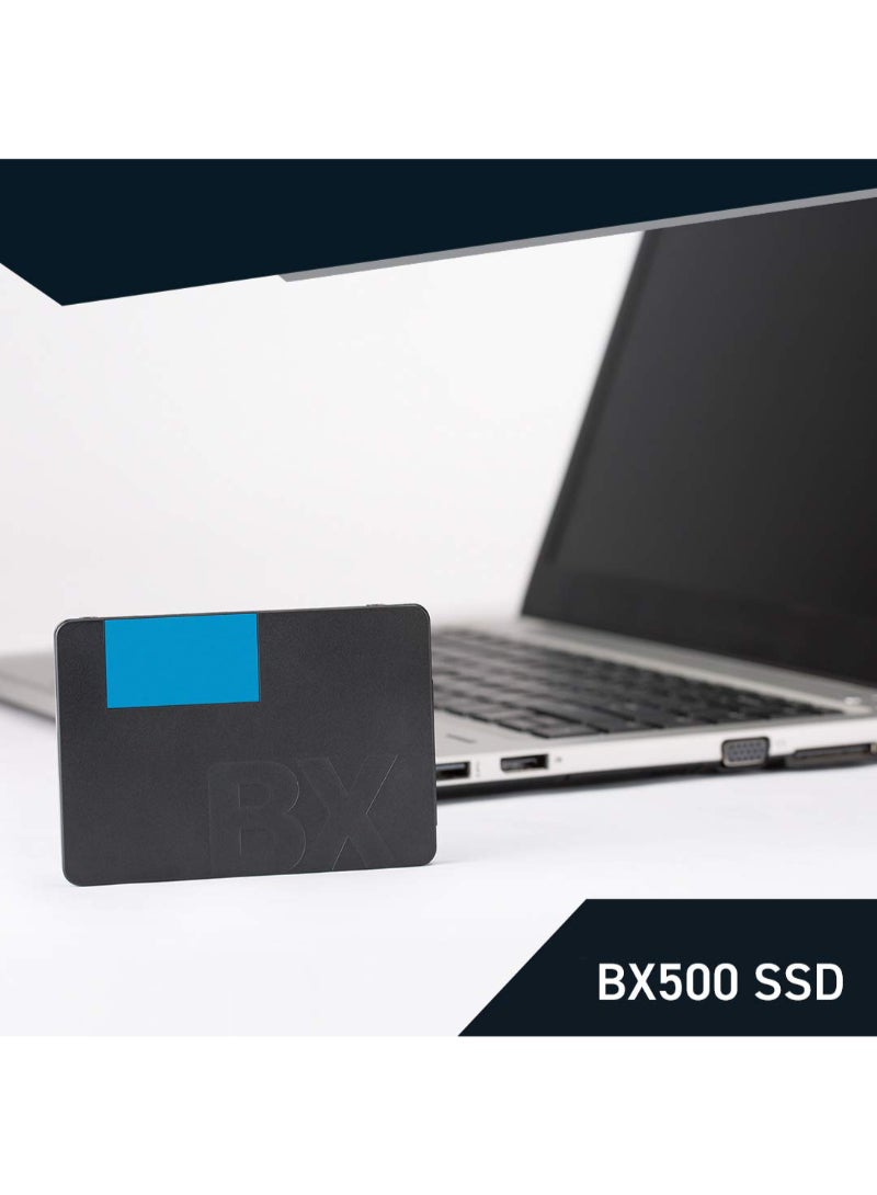 Bx500 2 تيرابايت 3D NAND SATA 2.5 بوصة SSD داخلي بسرعة تصل إلى 540 ميجابت في الثانية أسود - Image 2