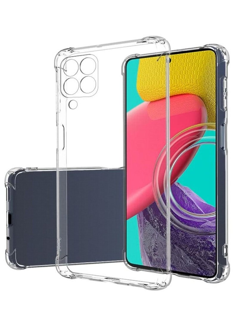 Samsung Galaxy M33 5G Clear Cover Case soft TPU Transparent Back Protective Case shock Absorbent Reinforced Corner for Samsung Galaxy M33 5G - Image 1