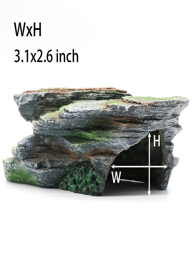 relaqcc Reptile Resting Terrace Tortoise Climbing Platform Shale Scape Step Ledge, Reptile Cave Hideout Leopard Gecko Accessories Decorations, Great for Reptiles, Amphibians, Bearded Dragons, Lizard, Frogs - Image 5
