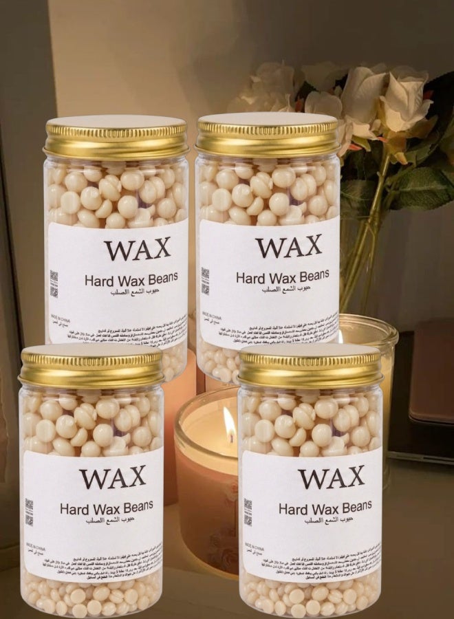 Wax 4 Pieces Hard Wax Beans White - Image 1