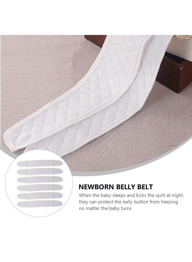 Healifty 4pcs Cotton Baby Belly Band Infant Umbilical Cord Newborn Umbilical Cord Belly Band Baby Belly Cover Newborn Waist Support - Image 2