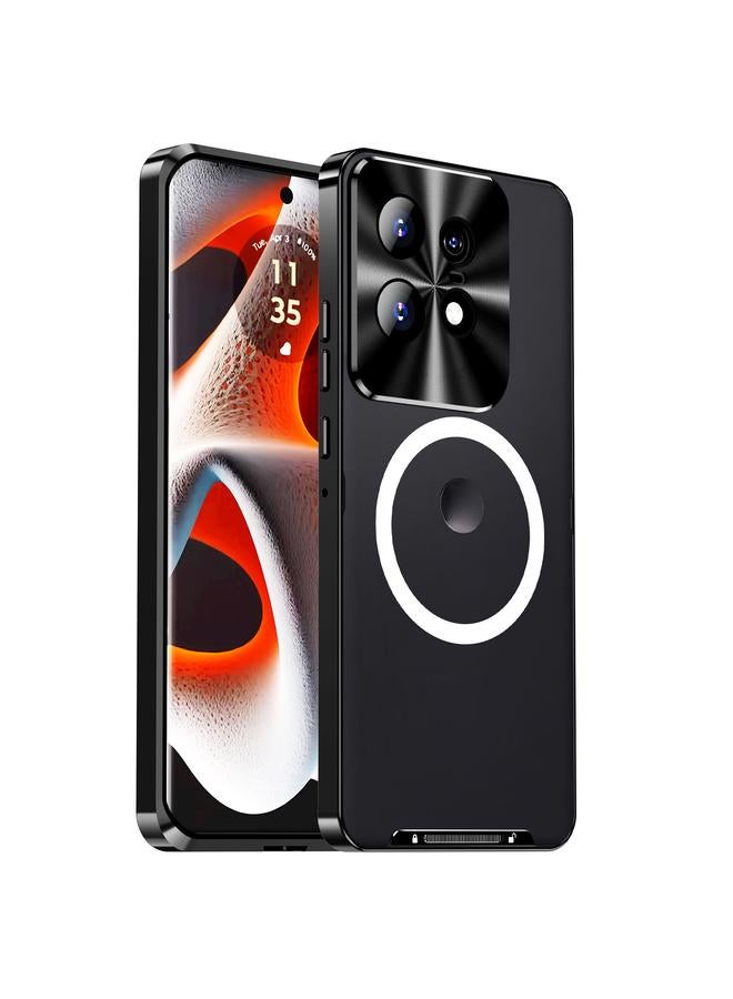 S-TOP Case For Motorola Edge 50 Pro Frosted Metal MagSafe Magnetic Phone Case - Image 1