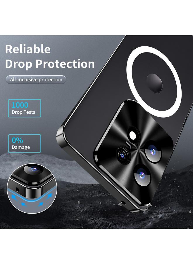 S-TOP Case For Motorola Edge 50 Pro Frosted Metal MagSafe Magnetic Phone Case - Image 3