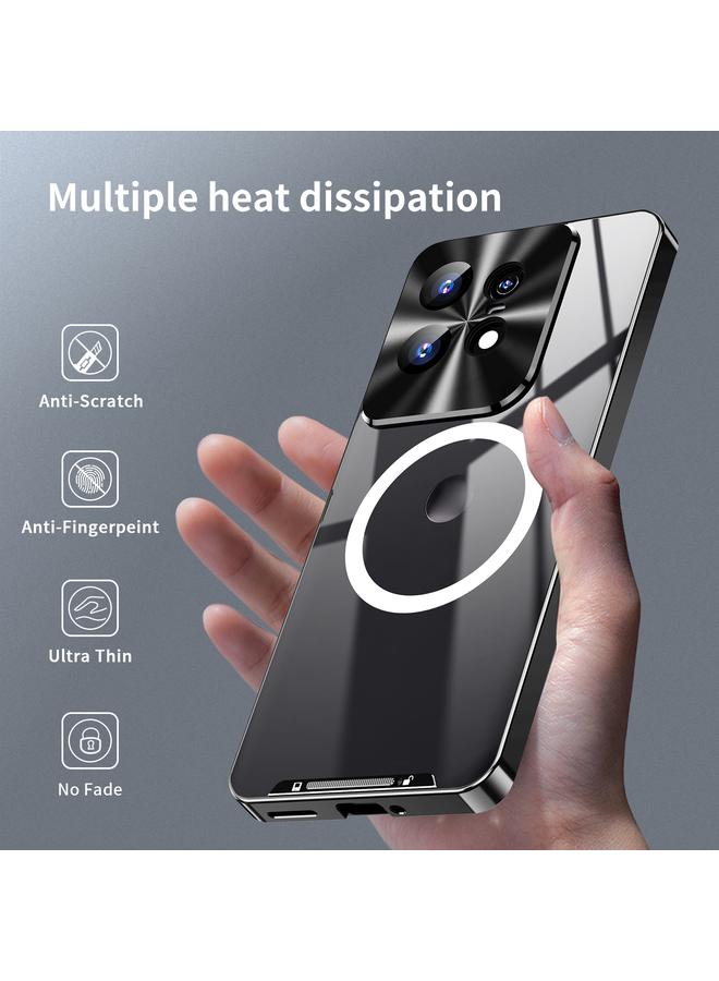 S-TOP Case For Motorola Edge 50 Pro Frosted Metal MagSafe Magnetic Phone Case - Image 2