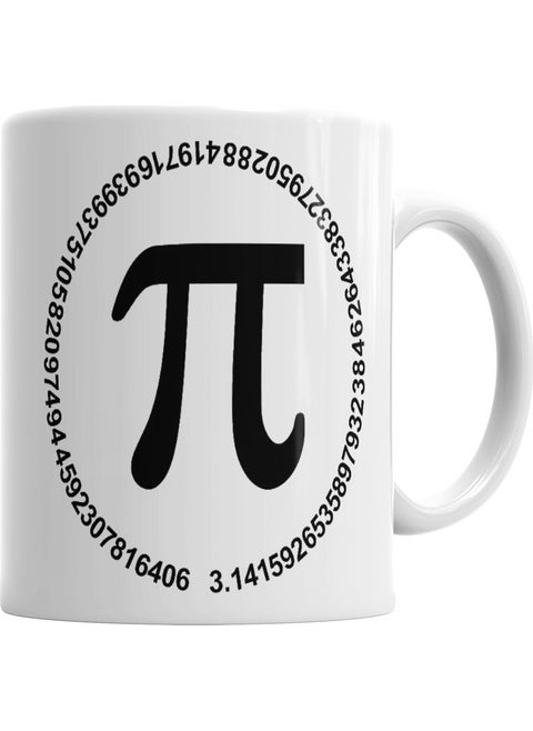 Print Shop Circle Pi Number Mug Porcelain