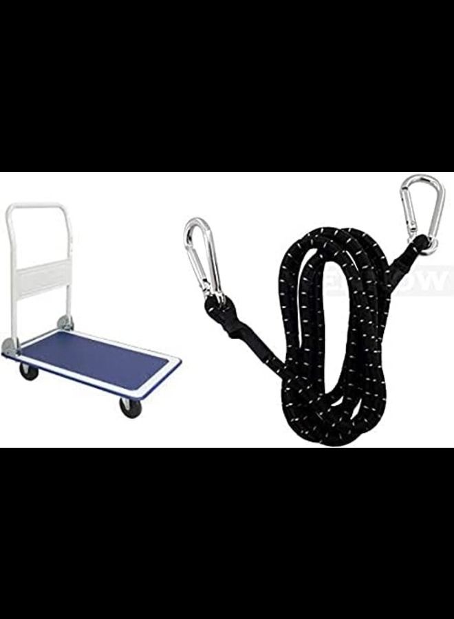 عباسلي منصة عربة قابلة للطي 150 كجم مع حبل بنجي - Image 1