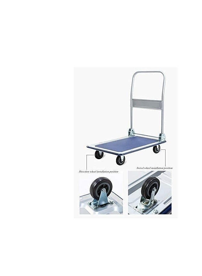 عباسلي منصة عربة قابلة للطي 150 كجم مع حبل بنجي - Image 4