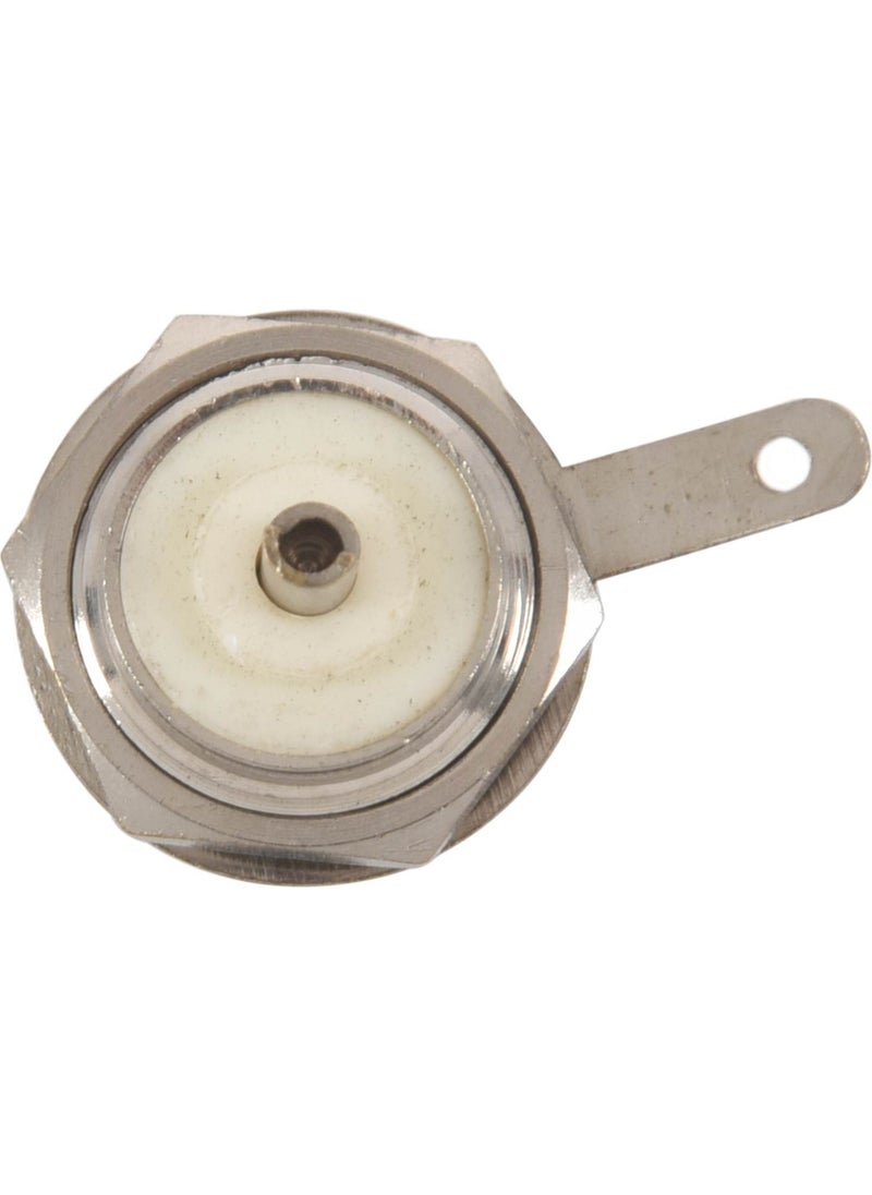 Guangdong Spirit Sriwen UHF Female SO239 Jack Bulkhead Solder Panel Mount Rf Straight Connector, Silver  - Image 4
