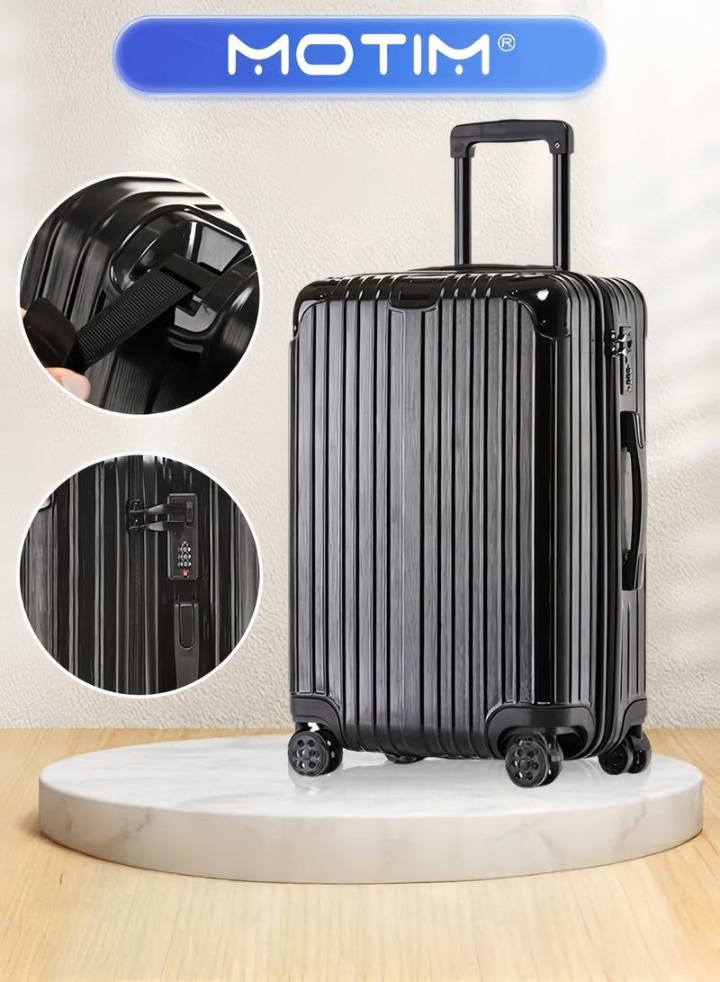 موتيم حقيبة سفر صلبة خفيفة الوزن مصنوعة من مادة ABS مع 4 عجلات دوارة هادئة - Image 1