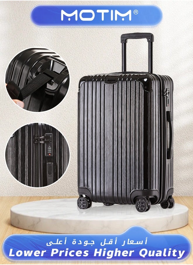 Motim - Lightweight Hard Case Luggage ABS Carry On Suitcase With 4 Quite Spinner Wheels - Image 1