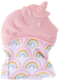 Itzy Ritzy Silicone Teething Mitt - Soothing Infant Teething Mitten with Adjustable Strap, Crinkle Sound & Textured Silicone to Soothe Sore & Swollen Gums, Blush Unicorn - pzsku/ZB75218520EB84B14CB8DZ/45/_/1686567650/10c9bd74-ab61-460f-919e-16a88029d6fe