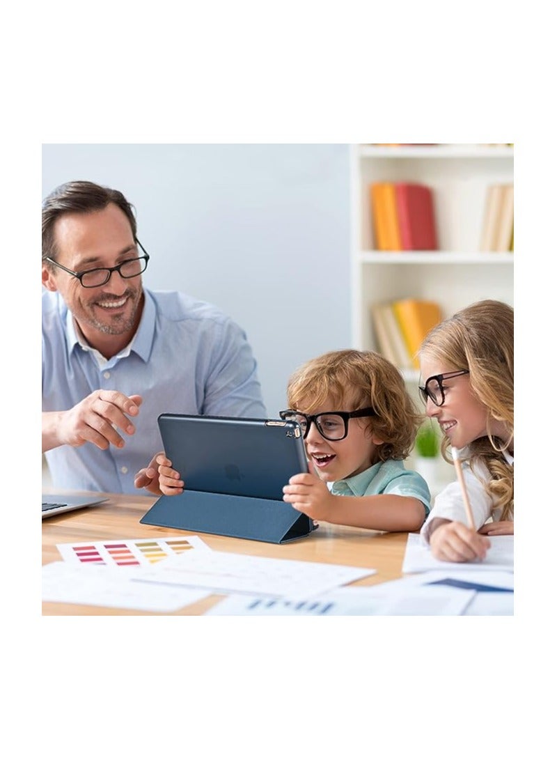 Procases iPad 10.2 Case 9th Gen 2021/ iPad 8th Gen 2020/ 7th Gen 2019, Slim Stand Hard Back Shell Protective Smart Case Auto Wake/Sleep Cover for 10.2 Inch iPad 9/8/7 -Navy - Image 5