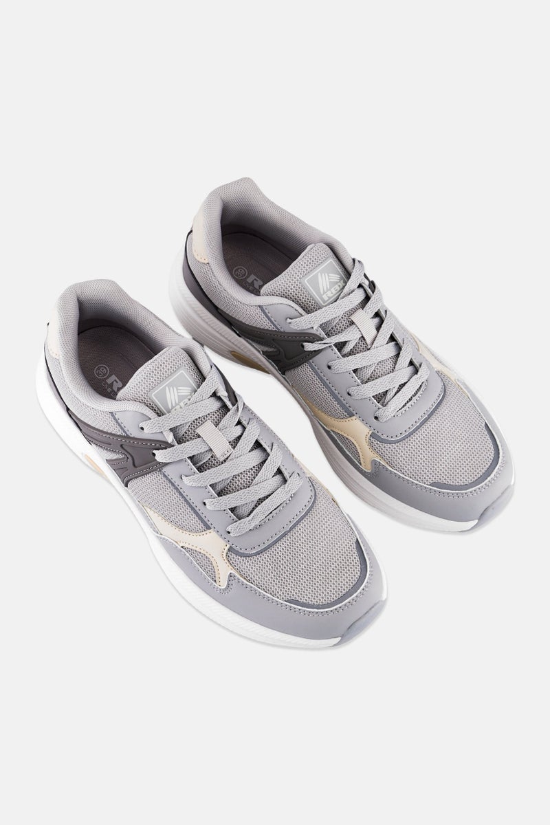 RBX Women Lace Up Outdoor Shoes, Grey  - Image 4