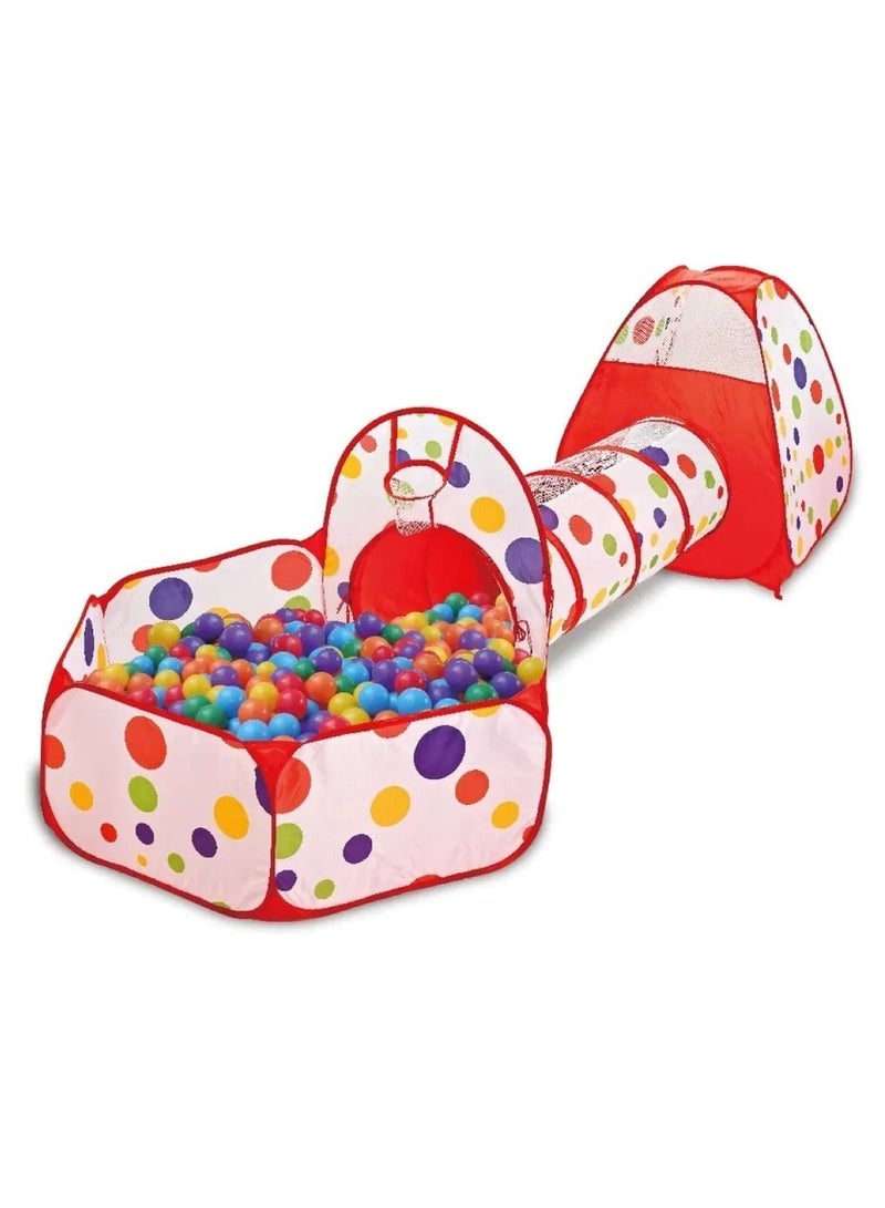 Kids Toys Ball Pit Play Tent With Basketball Hoop For Kids Toddlers Outdoor Indoor Play With Ball - Image 5