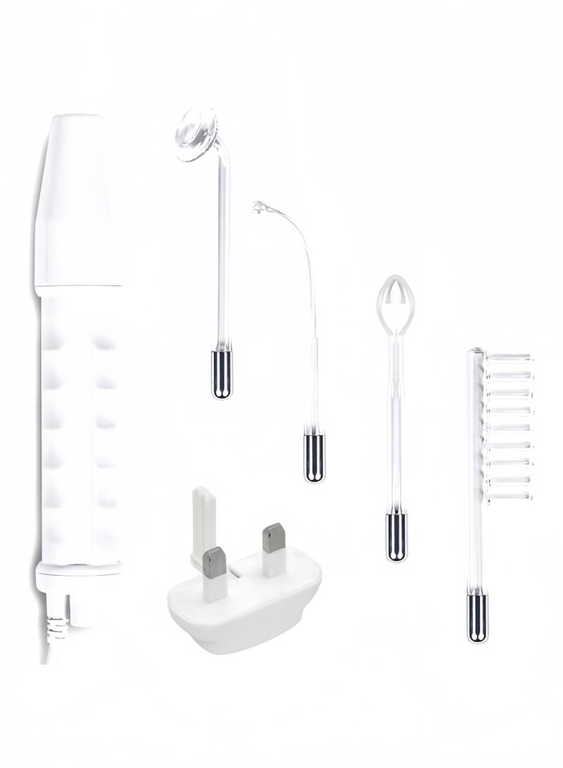 عصا الوجه عالية التردد - أداة محمولة لعلاج البشرة مع أقطاب نيون وأرجون - تساعد على دعم مظهر البشرة وفروة الرأس بشكل أكثر نقاء للوجه والشعر والعناية بمظهر حب الشباب المؤقت - Image 1