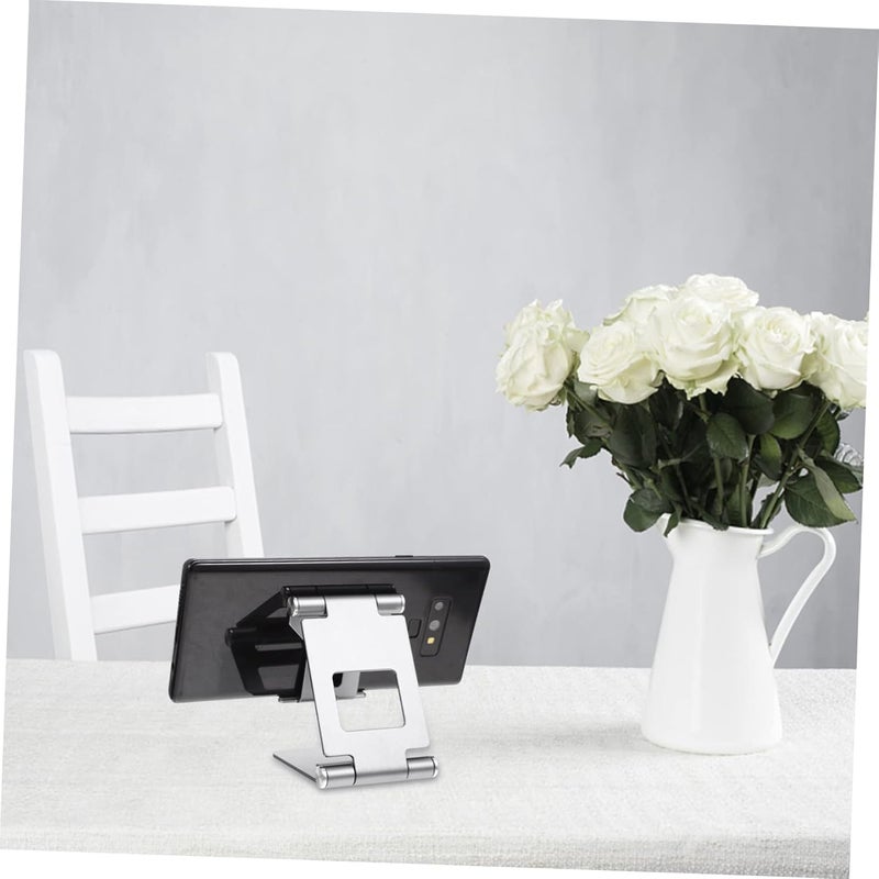 POPETPOP Foldable Phone Holder Portable Bracket for Desk Sturdy Tablet Stand Durable Design for Use - Image 3