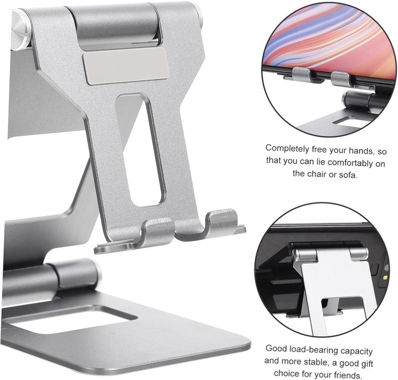 POPETPOP Foldable Phone Holder Portable Bracket for Desk Sturdy Tablet Stand Durable Design for Use - Image 4