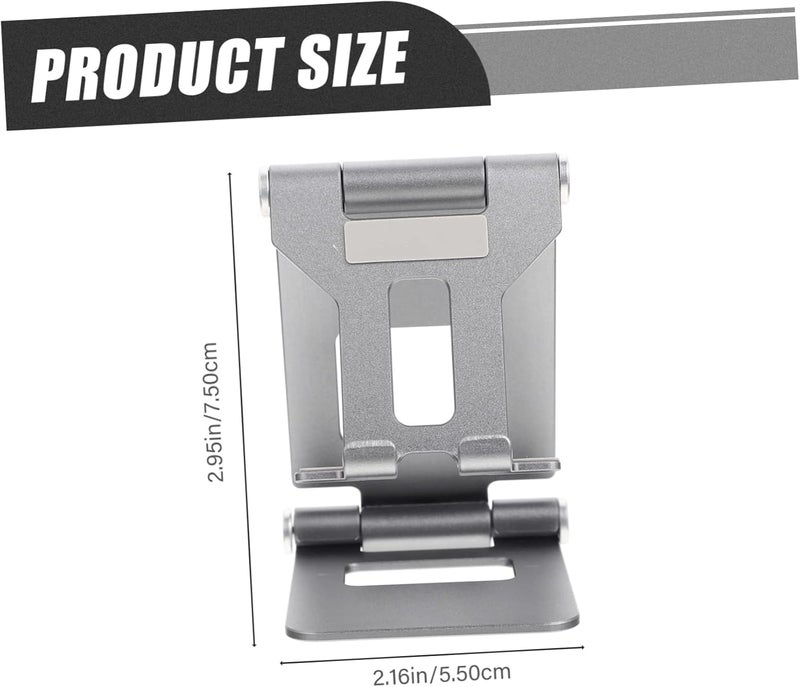 POPETPOP Foldable Phone Holder Portable Bracket for Desk Sturdy Tablet Stand Durable Design for Use - Image 2