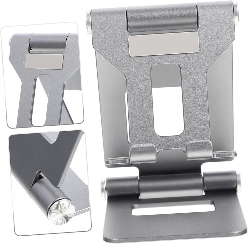 POPETPOP Foldable Phone Holder Portable Bracket for Desk Sturdy Tablet Stand Durable Design for Use - Image 5