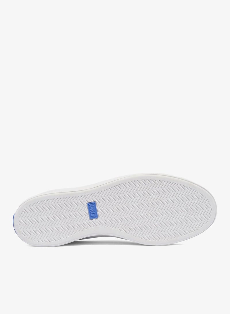 Keds Women's Pursuit Leather Slip On  Casual Sneaker White - Image 4