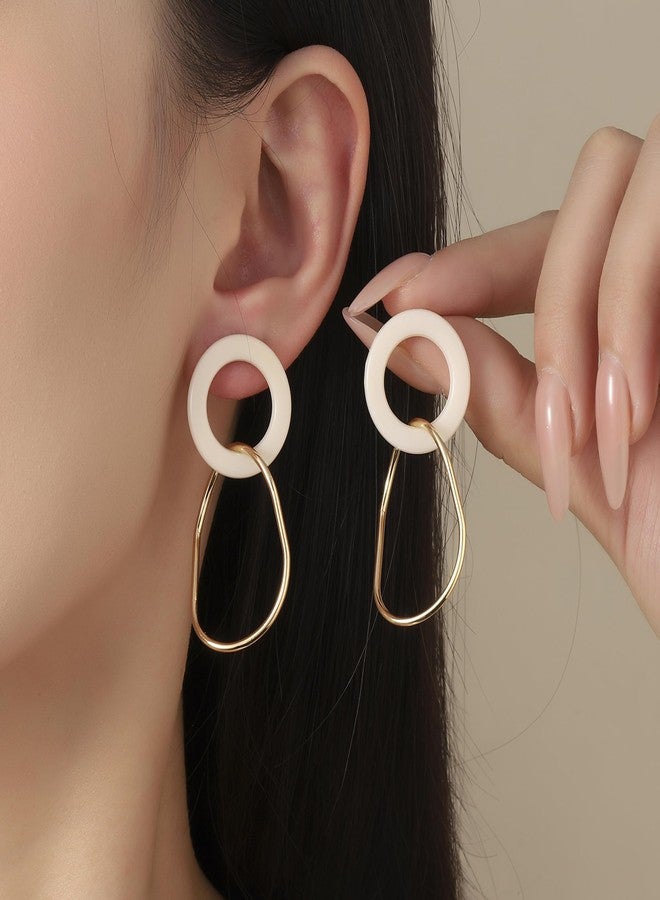 SALTY Pack of 2 Timeless Luxury Gold Earring for Women | Stylish Fashion Jewellery | Accessories for Girls | Minimal Jewelry | Ideal for Gifting | Marriage, Birthday | Gift for Valentine Day - Image 4